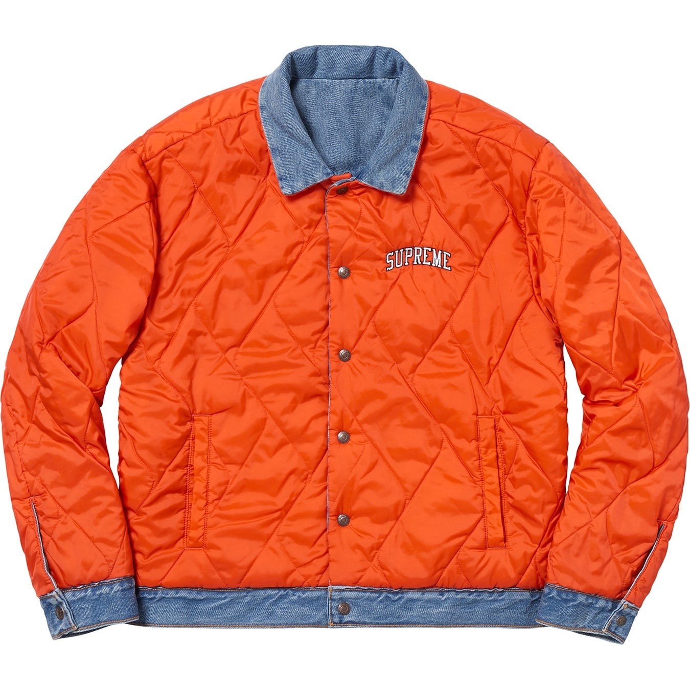 Supreme®/Levi's® Quilted Reversible Trucker Jacket view 2